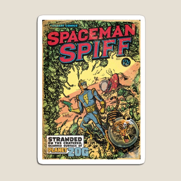 Calvin: The Spiffy Spaceman Magnet