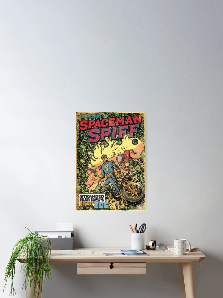 Thumbnail 2 of 3, Poster, Calvin: The Spiffy Spaceman designed and sold by Captain RibMan.