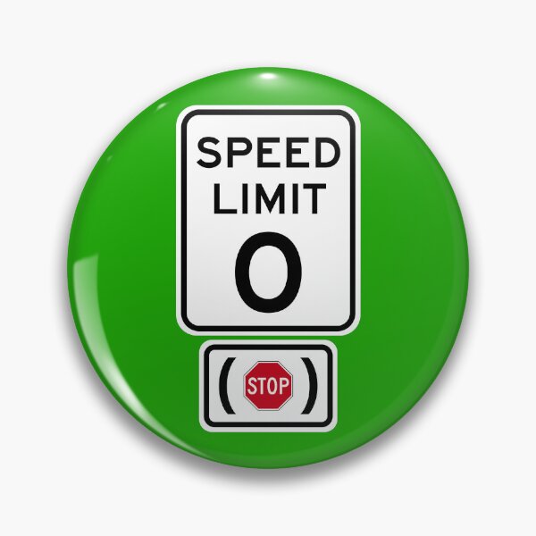 Item preview, Speed Limit 0 MPH (Stop) designed and sold by Karate Octopus.