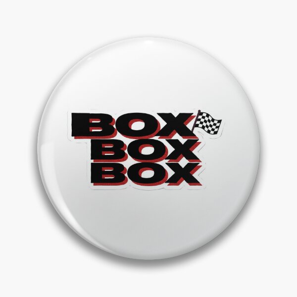 Item preview, Box Box Box Pit Radio Sticker designed and sold by BlushPastelMuse.