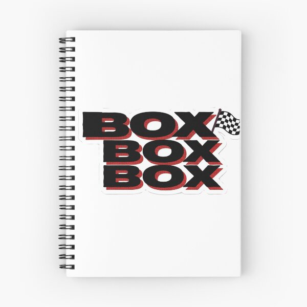 Item preview, Pegatina de radio Box Box Box Pit designed and sold by BlushPastelMuse.