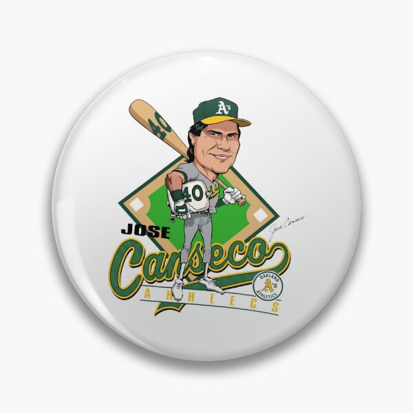 Artikelvorschau, Jose Canseco Oakland Athletics hält Base Karikatur entworfen und verkauft von KristiTaylorArt.