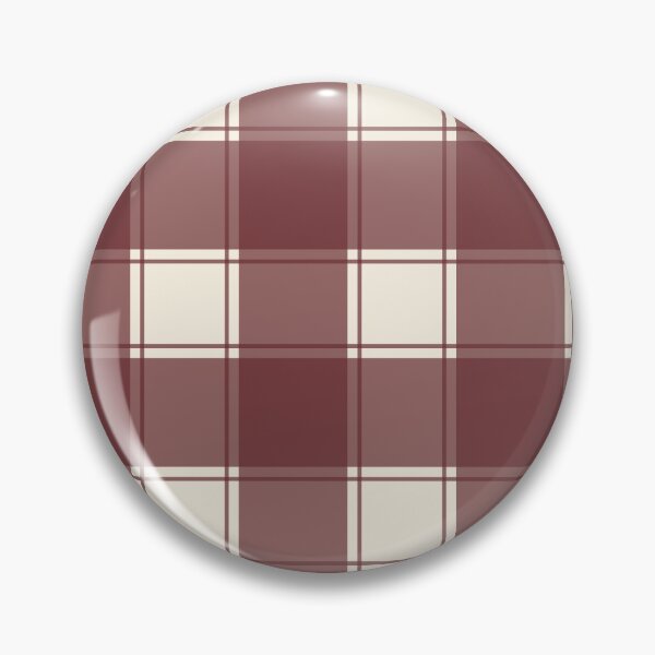 Item preview, Lake House Check in Cream and Brick Red designed and sold by YesterdayColl.