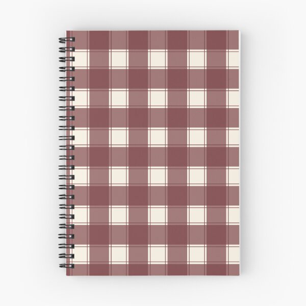 Item preview, Lake House Check in Cream and Brick Red designed and sold by YesterdayColl.