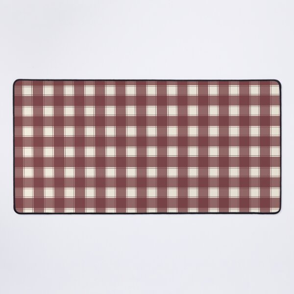 Item preview, Lake House Check in Cream and Brick Red designed and sold by YesterdayColl.