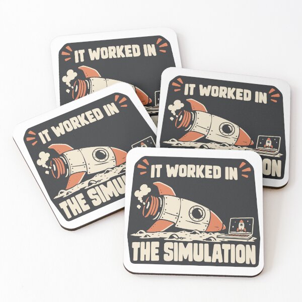 Item preview, It Worked in the Simulation Rocket Humor designed and sold by Tadermade.
