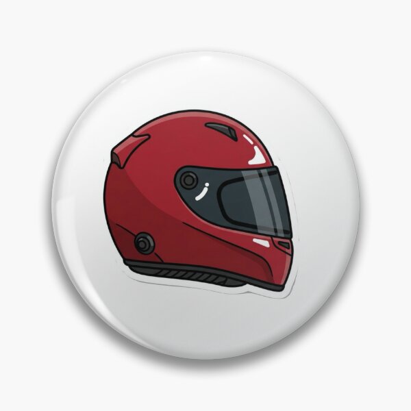 Item preview, Glossy Red Racing Helmet  designed and sold by BlushPastelMuse.