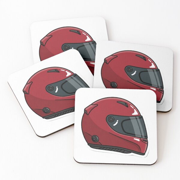 Item preview, Glossy Red Racing Helmet  designed and sold by BlushPastelMuse.