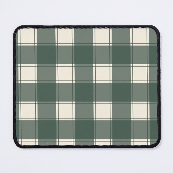 Item preview, Lake House Check in Cream and Pine Green designed and sold by YesterdayColl.