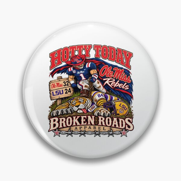 Artikelvorschau, Hotty Toddy Ole Miss gegen LSU 24 32 Broken Roads entworfen und verkauft von KristiTaylorArt.