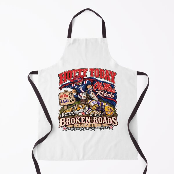 Item preview, Hotty Toddy Ole Miss Vs LSU 24 32 Broken Roads designed and sold by KristiTaylorArt.