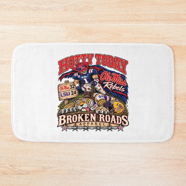 Item preview, Hotty Toddy Ole Miss Vs LSU 24 32 Broken Roads designed and sold by KristiTaylorArt.