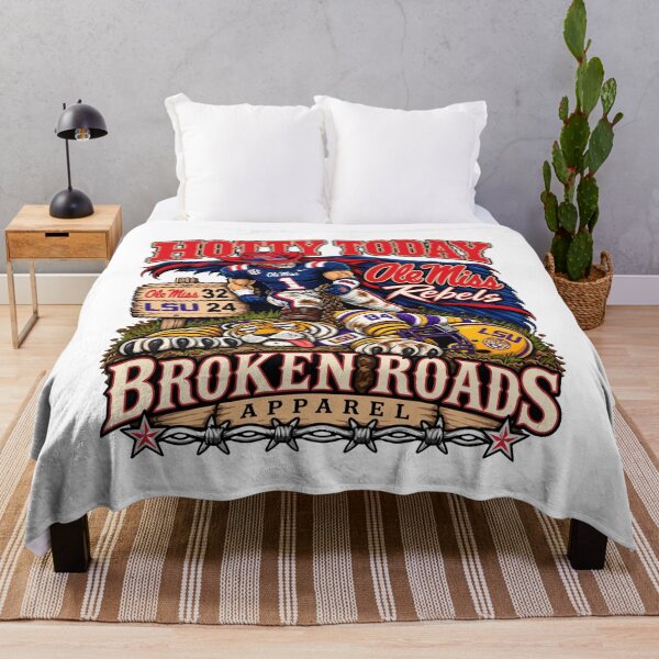 Item preview, Hotty Toddy Ole Miss Vs LSU 24 32 Broken Roads designed and sold by KristiTaylorArt.