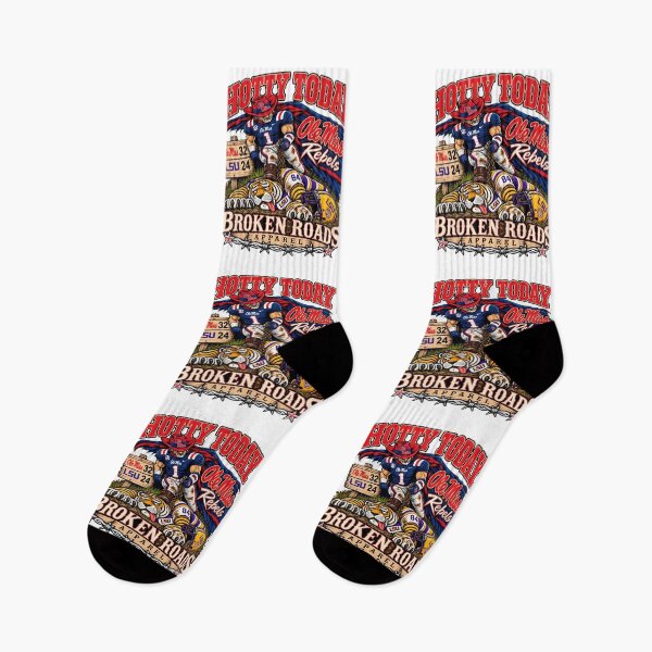 Item preview, Hotty Toddy Ole Miss Vs LSU 24 32 Broken Roads designed and sold by KristiTaylorArt.
