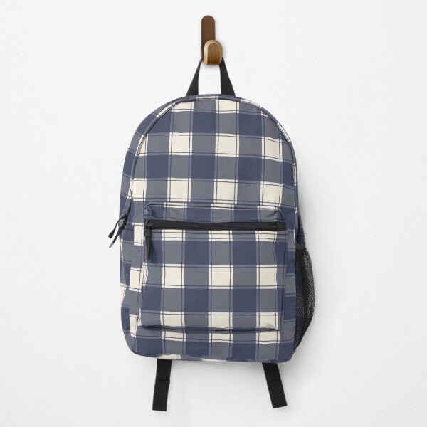 Item preview, Lake House Check in Cream and Navy designed and sold by YesterdayColl.