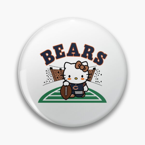 Item preview, Hello Kitty Chicago Bears NFL Football Player Stadium 2024 designed and sold by KristiTaylorArt.