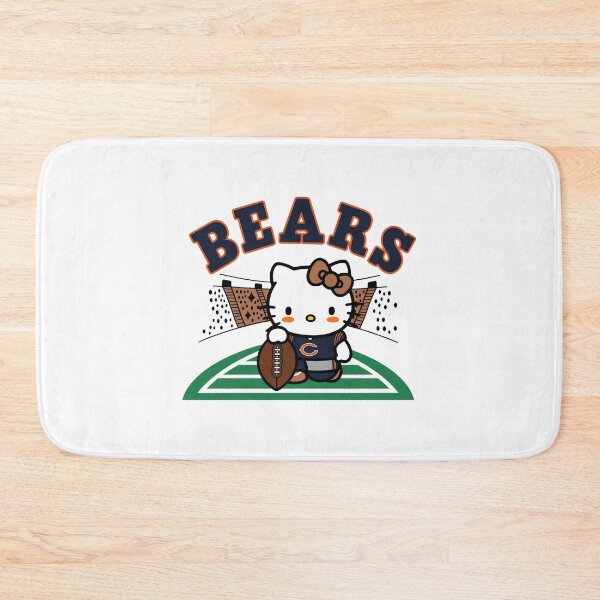 Aperçu de l'œuvre Hello Kitty Chicago Bears NFL Football Player Stadium 2024 créée et vendue par KristiTaylorArt.