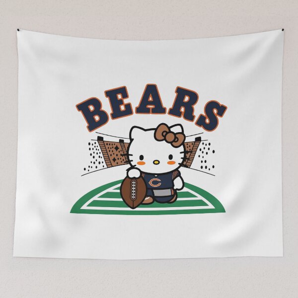 Item preview, Hello Kitty Chicago Bears NFL Football Player Stadium 2024 designed and sold by KristiTaylorArt.