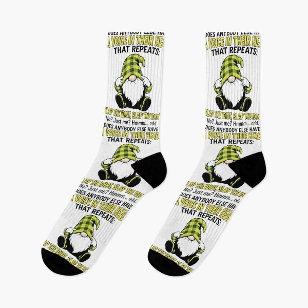 Item preview, Gnome Does Anybody Else Have A Voice In Their Head That Repeats That Repeats designed and sold by KristiTaylorArt.