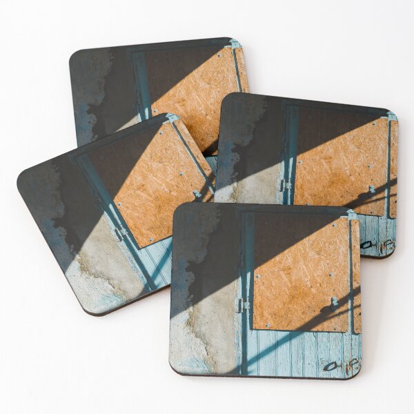 Item preview, Geometric Shadows & Rust - Abstract Urban Decay Photography designed and sold by BeyaDh.