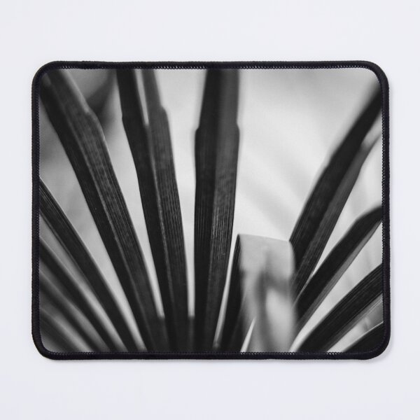 Item preview, Modernist Palm Geometry - Black and White Botanical Macro designed and sold by BeyaDh.