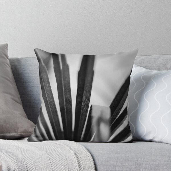 Item preview, Modernist Palm Geometry - Black and White Botanical Macro designed and sold by BeyaDh.