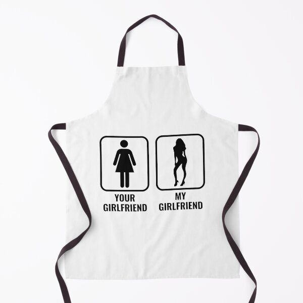 Item preview, Your Girlfriend My Girlfriend Female Stick Figure Silhouette Woman designed and sold by KristiTaylorArt.