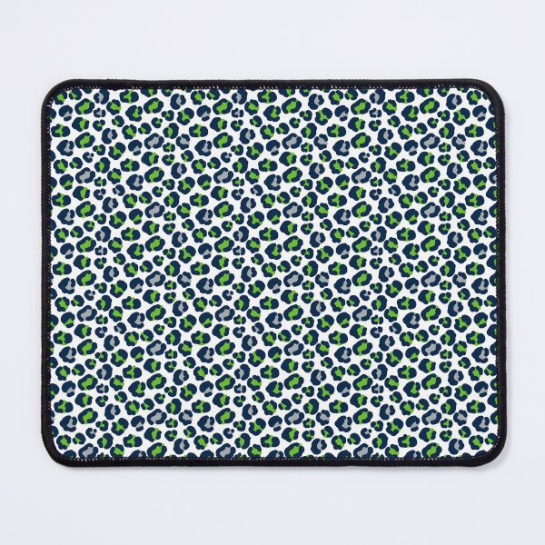 Item preview, Wild Animal Print in Seattle Seahawks Football Navy and Green designed and sold by KrisInStitches.
