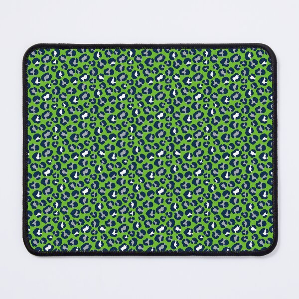 Item preview, Wild Animal Print in Seattle Seahawks Football Navy and Green designed and sold by KrisInStitches.