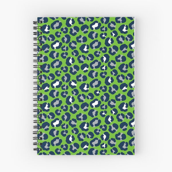 Item preview, Wild Animal Print in Seattle Seahawks Football Navy and Green designed and sold by KrisInStitches.