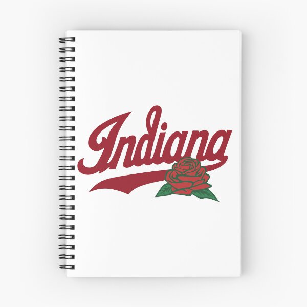 Item preview, Indiana University NCAAF Red Script Text Rose Flower designed and sold by KristiTaylorArt.