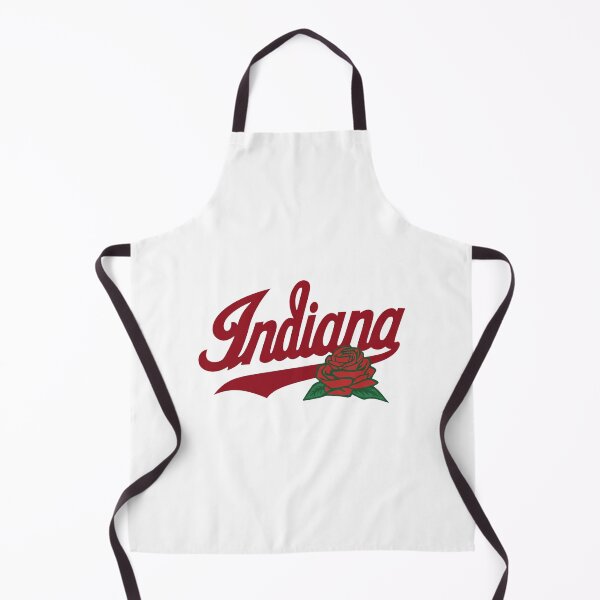 Item preview, Indiana University NCAAF Red Script Text Rose Flower designed and sold by KristiTaylorArt.