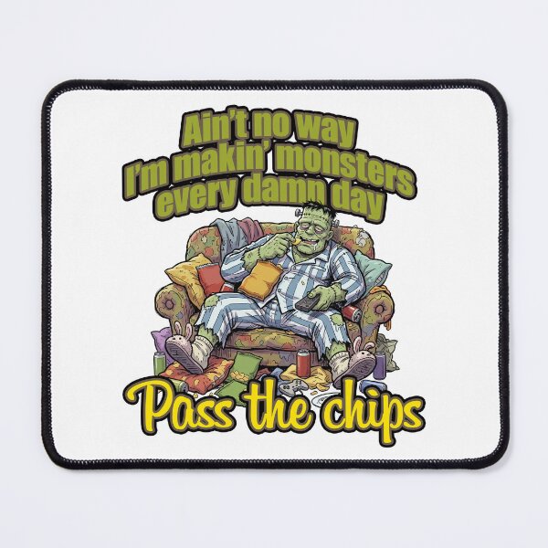 Item preview, Lazy Frankenstein Monster Couch Potato Funny Horror Humor designed and sold by LOVEARTDESIGN.