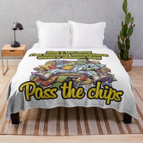 Item preview, Lazy Frankenstein Monster Couch Potato Funny Horror Humor designed and sold by LOVEARTDESIGN.