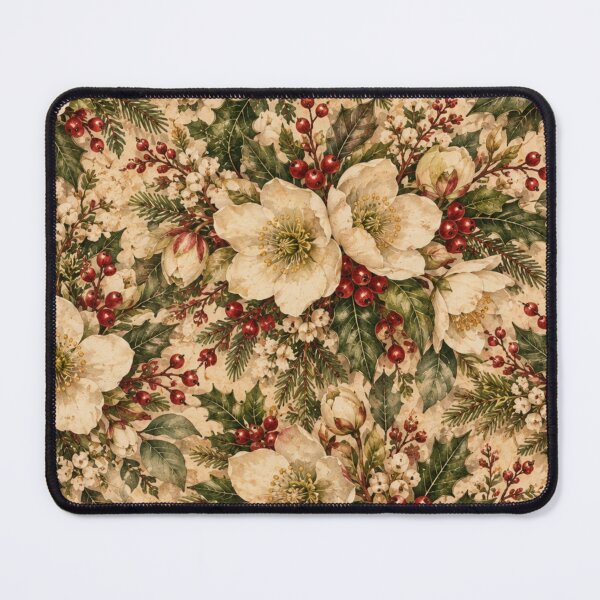 Item preview, Vintage Christmas Rose Hellebore Holly designed and sold by mycute-stickers.