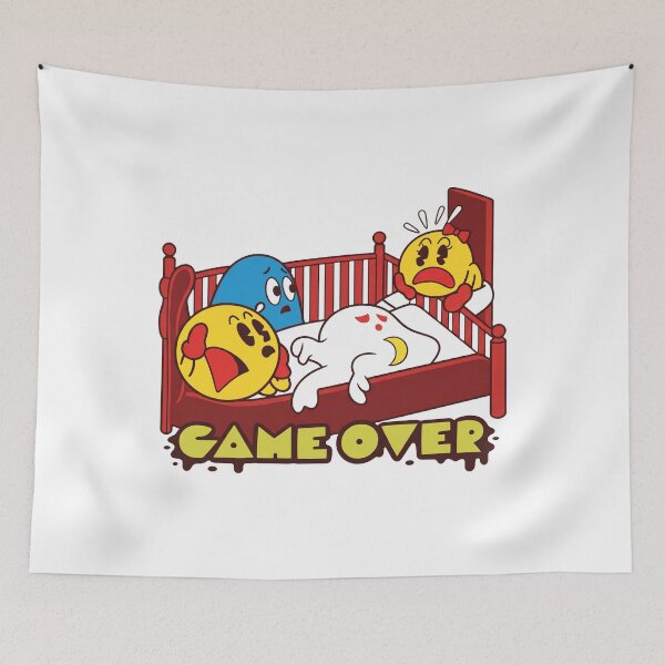 Item preview, Pac-Man Game Over designed and sold by KristiTaylorArt.