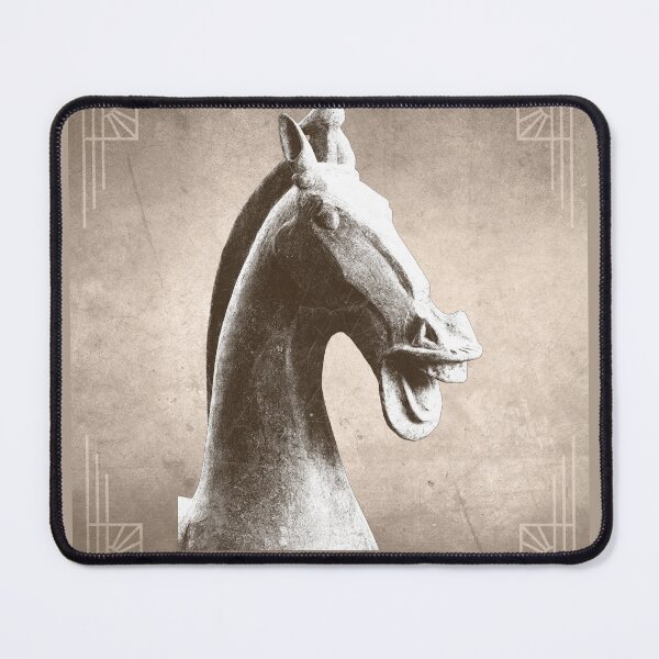 Item preview, Han Dynasty Ceramic Horse Head Profile Brown designed and sold by Ghoul Enterprises.