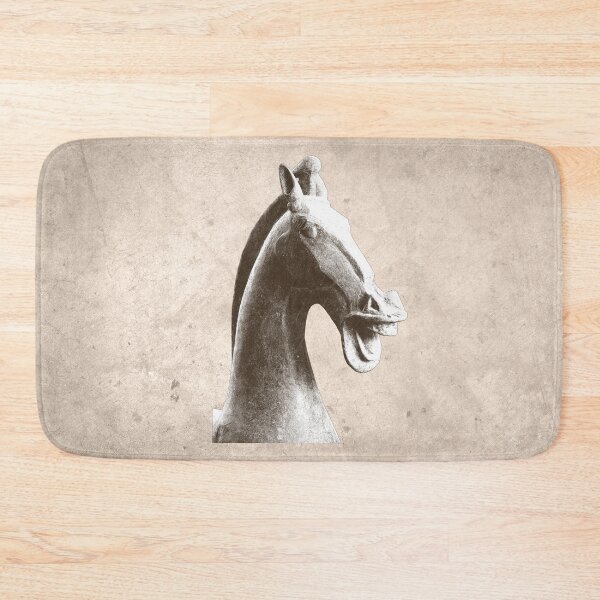 Item preview, Han Dynasty Ceramic Horse Head Profile Brown designed and sold by Ghoul Enterprises.