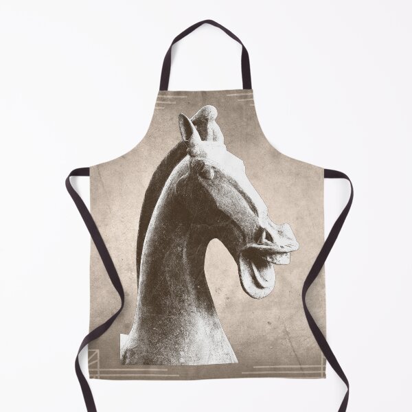 Item preview, Han Dynasty Ceramic Horse Head Profile Brown designed and sold by Ghoul Enterprises.