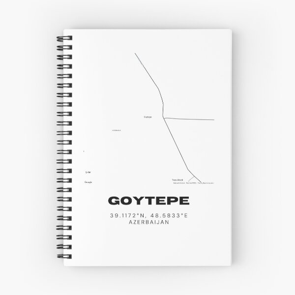 Item preview, Goytepe Azerbaijan Map Coordinates – Minimalist Location Design designed and sold by RM-Journey.