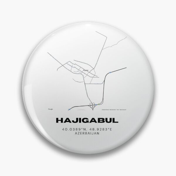Item preview, Hajigabul Azerbaijan Map Coordinates – Minimalist Location Design designed and sold by RM-Journey.