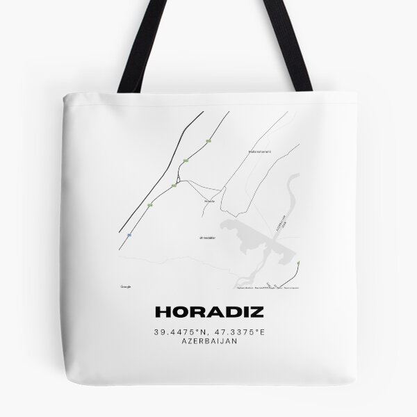 Item preview, Horadiz Azerbaijan Map Coordinates – Minimalist City Location Design designed and sold by RM-Journey.