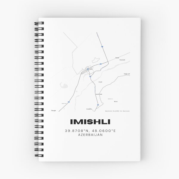Item preview, Imishli Azerbaijan Map Coordinates – Minimalist Hometown Location Design designed and sold by RM-Journey.
