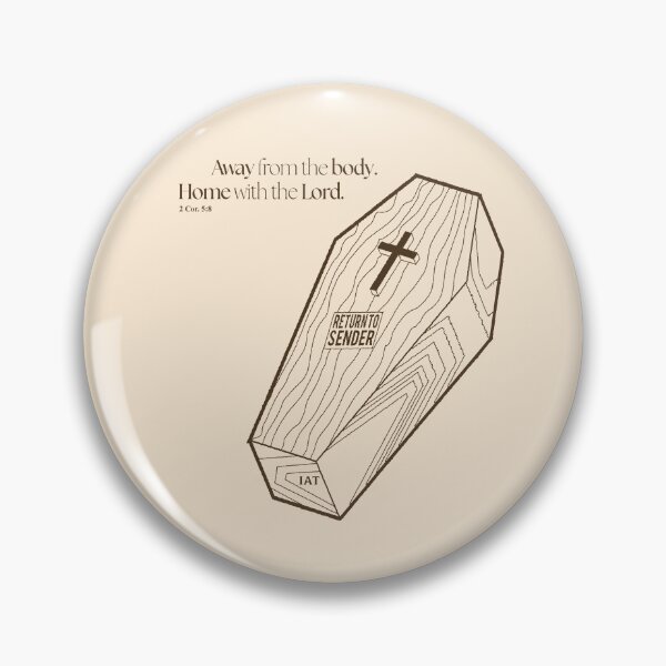 Item preview, Return to Sender, Gothic Christian Coffin Graphic Dk - Away from the Body designed and sold by IAmsThoughts.