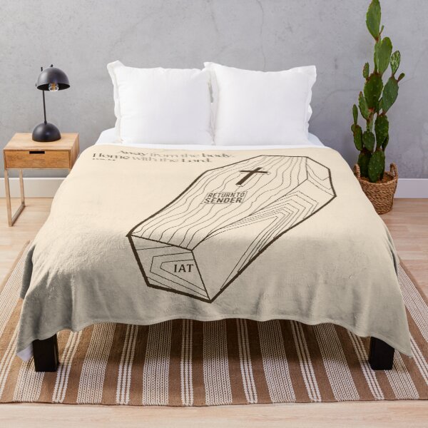 Item preview, Return to Sender, Gothic Christian Coffin Graphic Dk - Away from the Body designed and sold by IAmsThoughts.