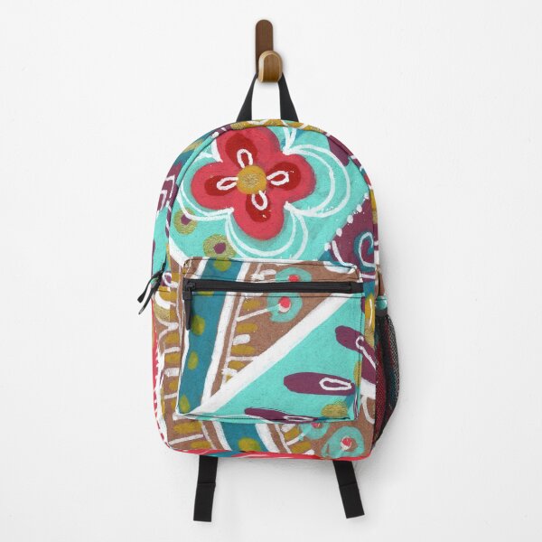 Item preview, Folk Art Moth with Tulips, Boho Floral Art designed and sold by Fani*.