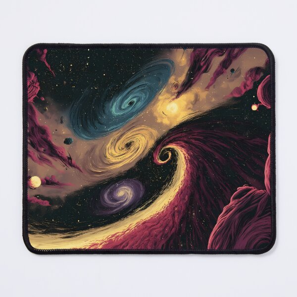 Item preview, Cosmic Vortex Swirling Galaxy Abstract Art designed and sold by Lunat1kk.