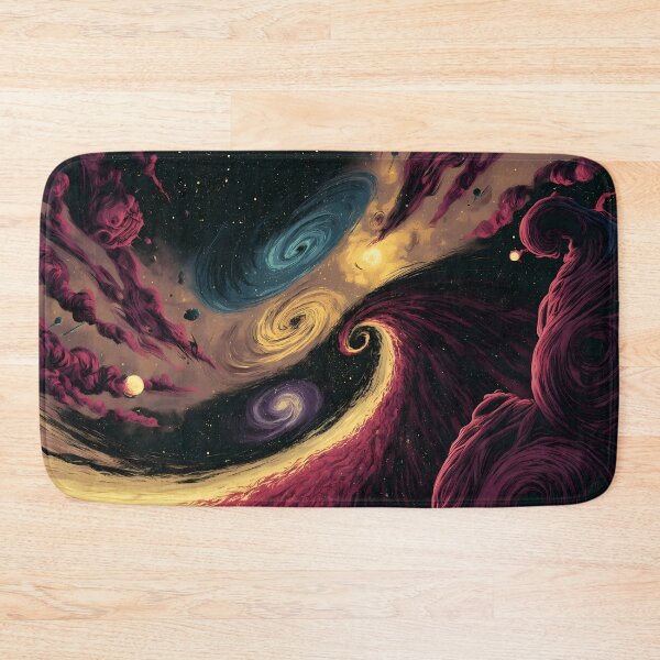 Item preview, Cosmic Vortex Swirling Galaxy Abstract Art designed and sold by Lunat1kk.