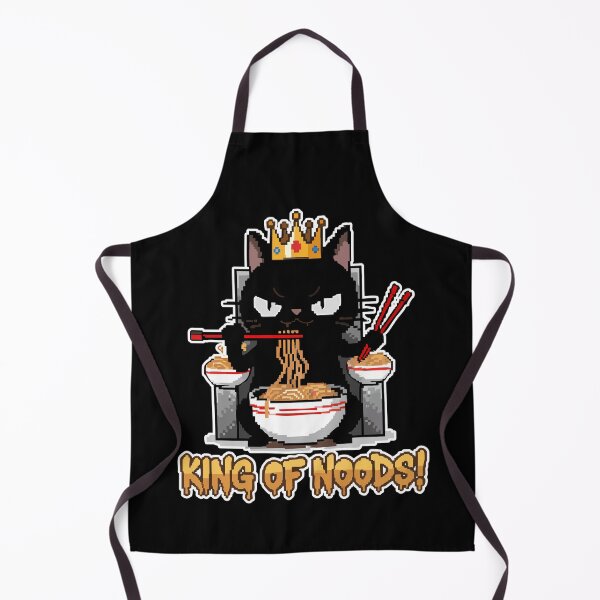 Item preview, King of Noods! Black Cat Ramen Cartoon designed and sold by Taridesign.