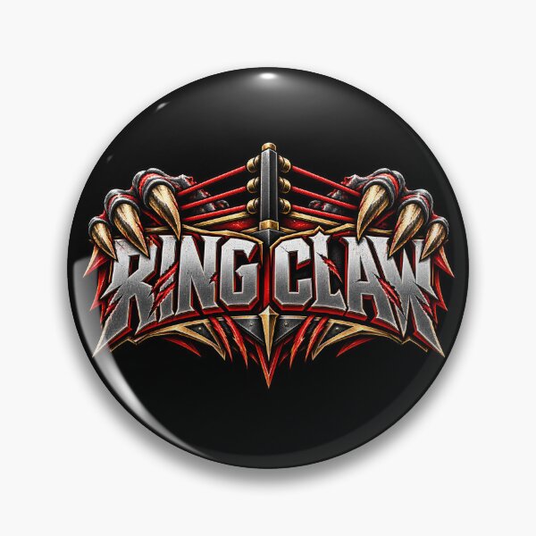 Item preview, RING CLAW Vintage Wrestling Combat Emblem designed and sold by Dogy Corgi.